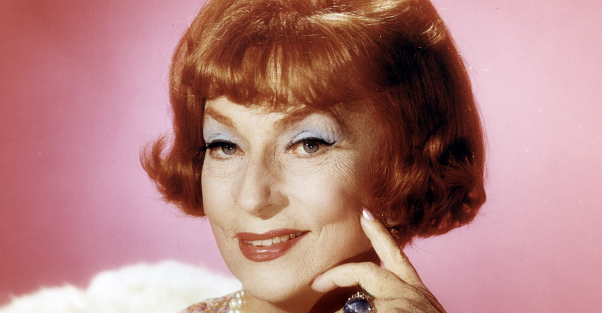 American actress Agnes Moorehead (1900 - 1974) as Endora in TV series 'Bewitched', circa 1965