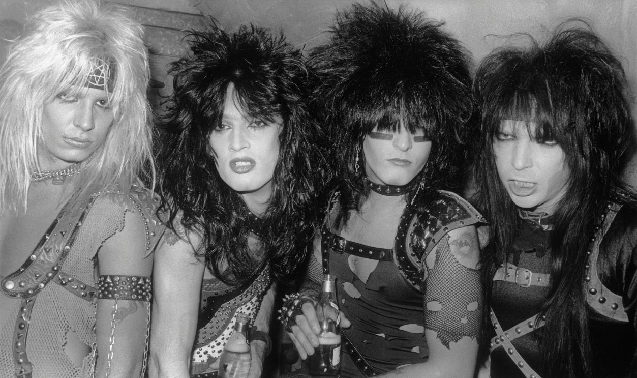 Gettyimages - 590844964, Mötley Crue L-R: Vince Neil (singer), Tommy Lee (drums), Nikki Sixx (bass), and Mick Mars (guitar).