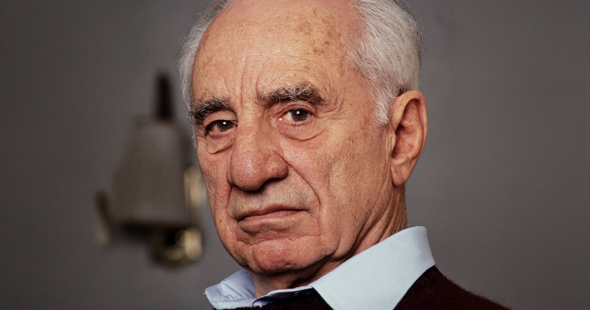 Elia Kazan looking at the camera