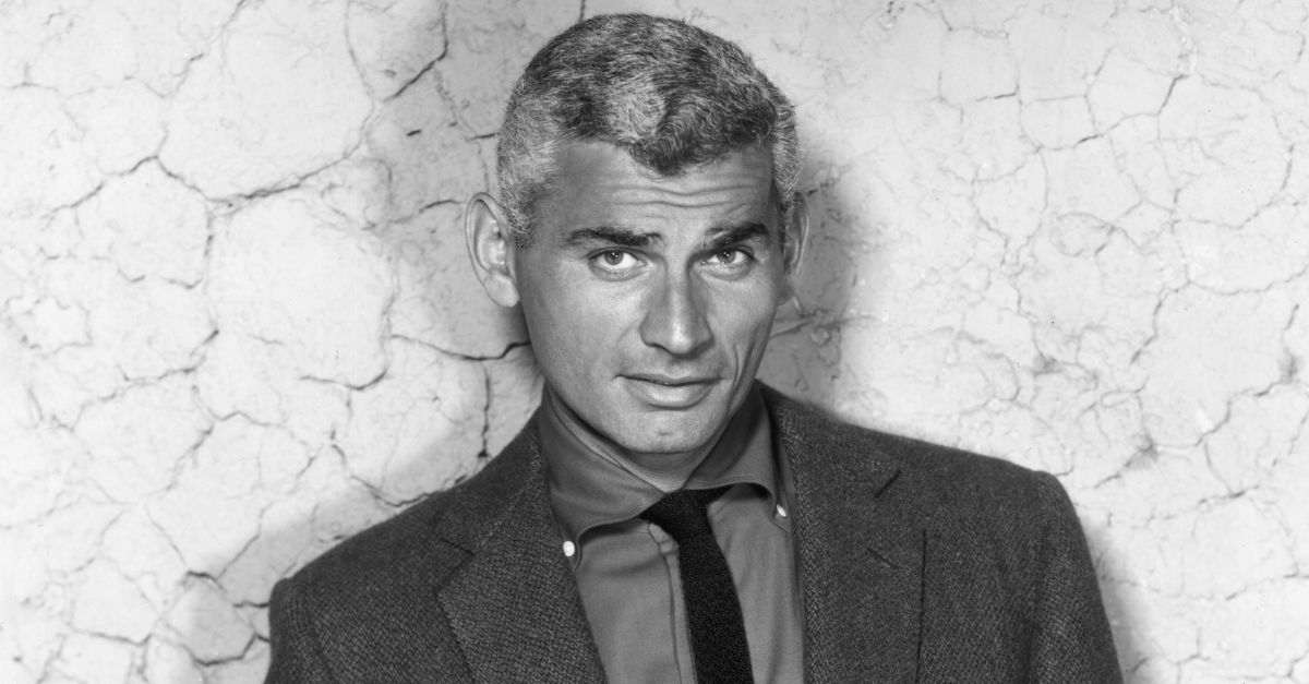 Promotional portrait of American actor Jeff Chandler