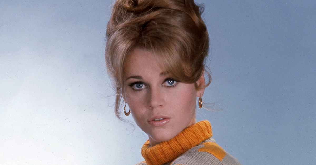 American actress, political activist, and former fashion model, Jane Fonda, poses for a portrait, circa 1968 in Los Angeles, CA.