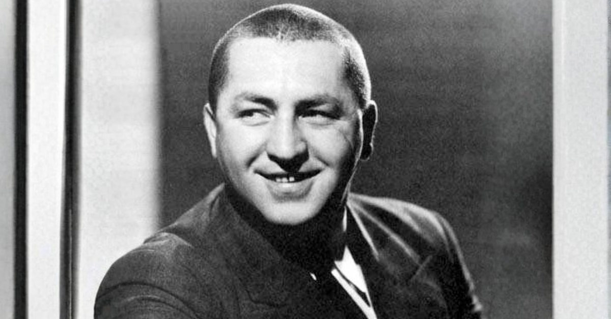 Curly Howard (1903-1952) of the Three Stooges.