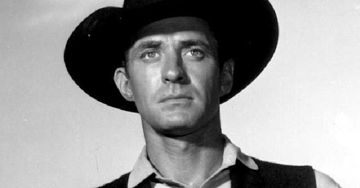 Jock Mahoney wearing a cowboy hat.
