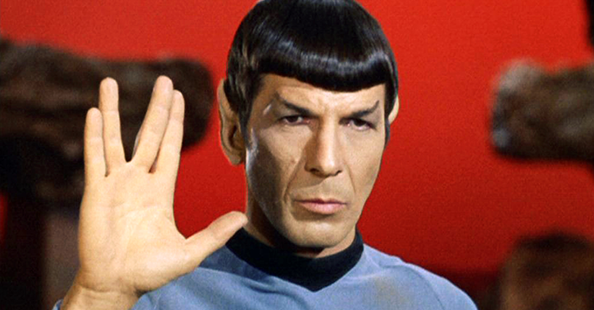 Screenshot of actor Leonard Nemoy as Mr. Spock in Star Trek (1967)