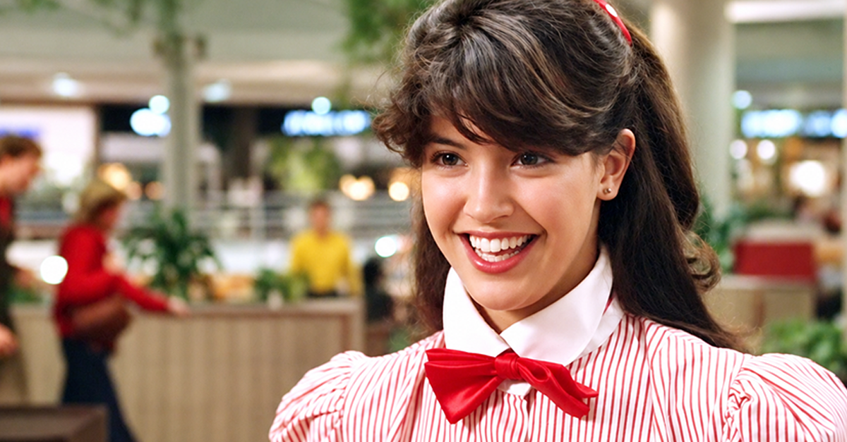 Screenshot of Phoebe Cates as Linda In Fast Times at Ridgemont High (1982)