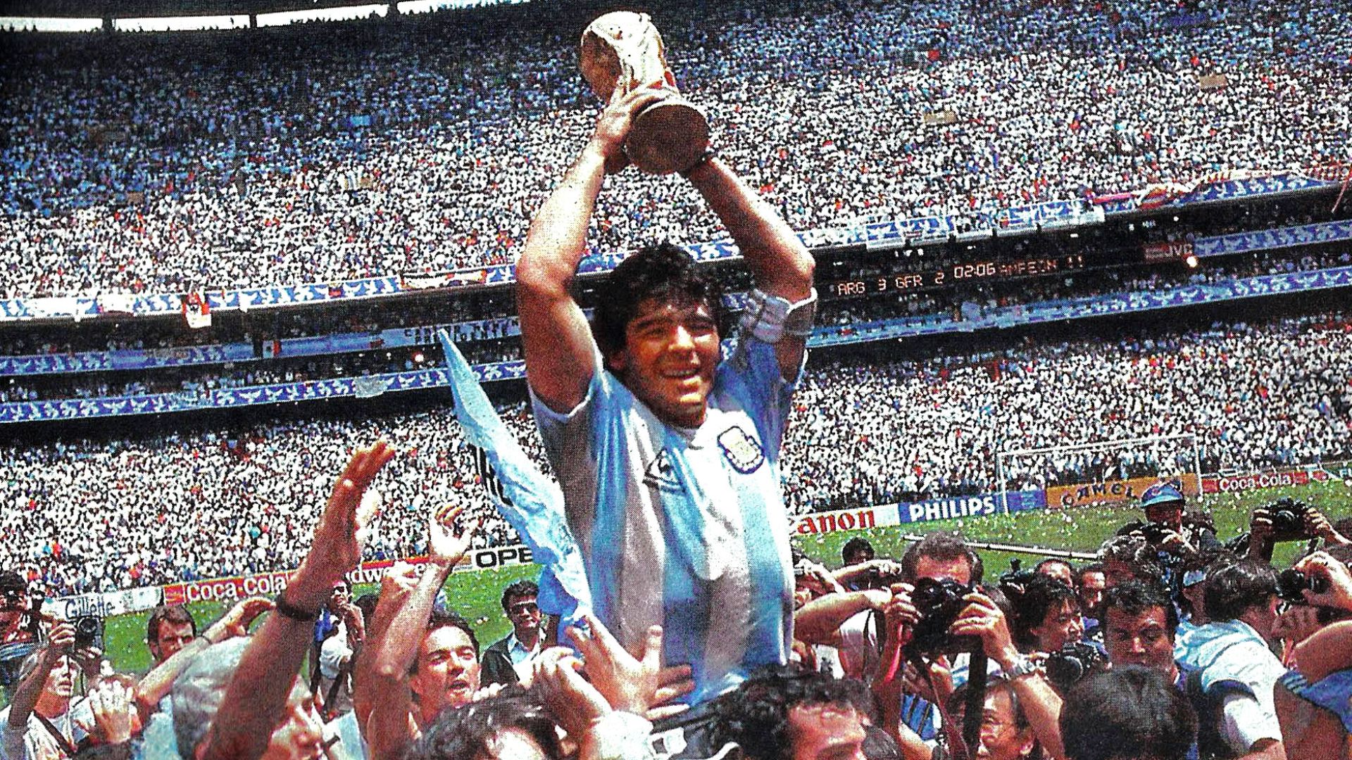 Diego Maradona scored the controversial "Hand of God" goal & never