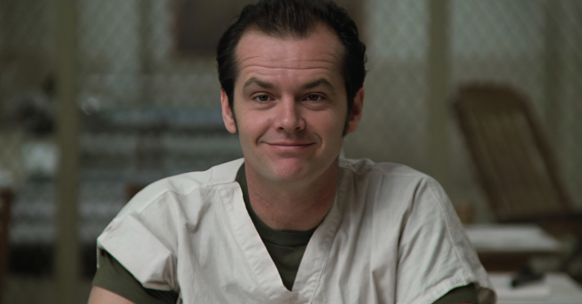 Jack Nicholson One flew Over the Cuckoo's Nest