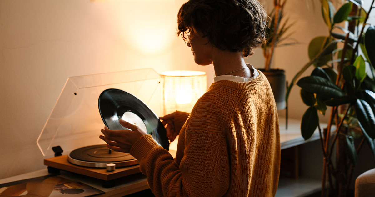 vinyl records