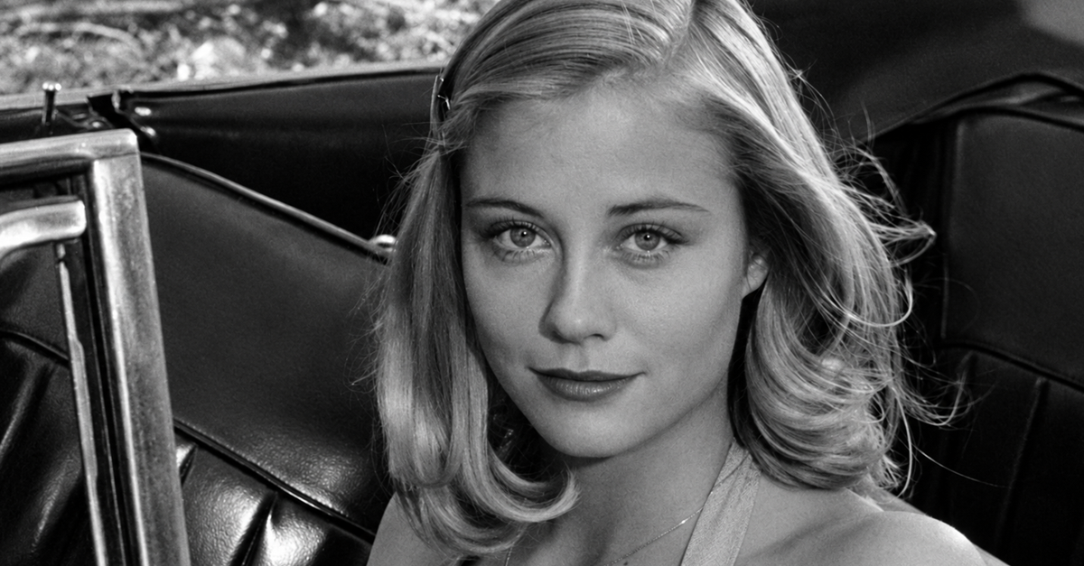 Screenshot of American actress Cybill Shepherd in The Last Picture Show (1971)