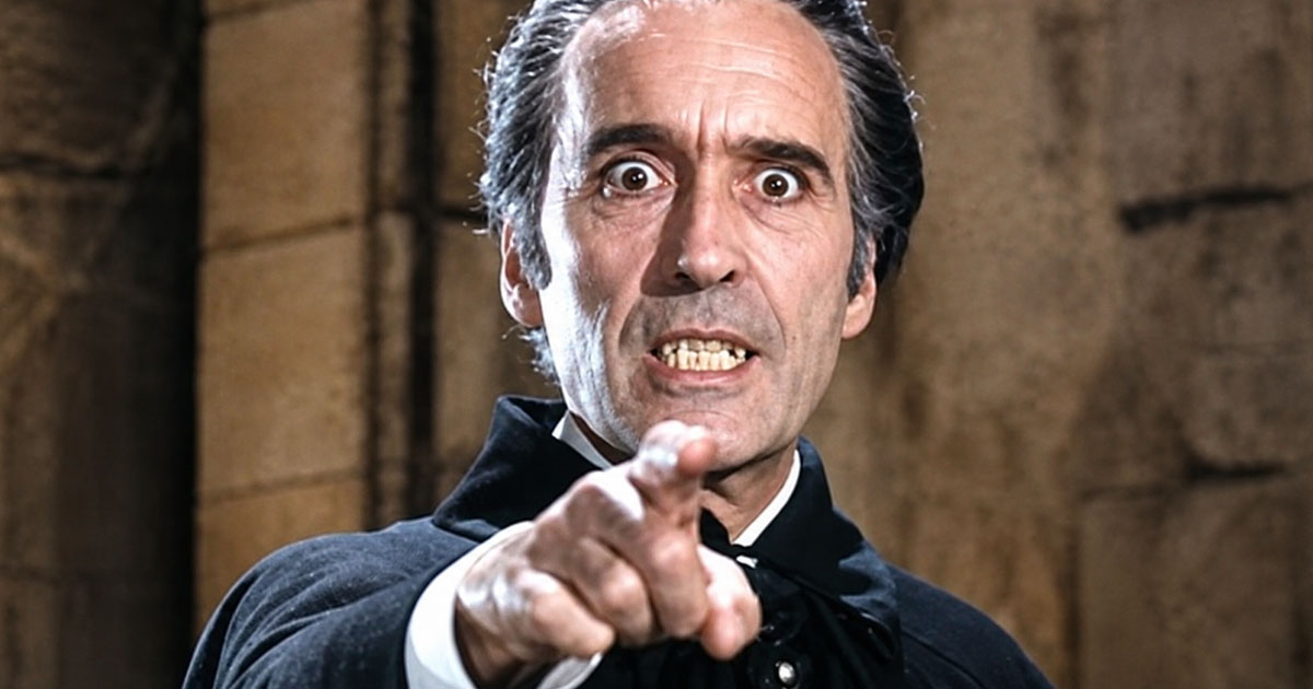 Christopher Lee as Dracula