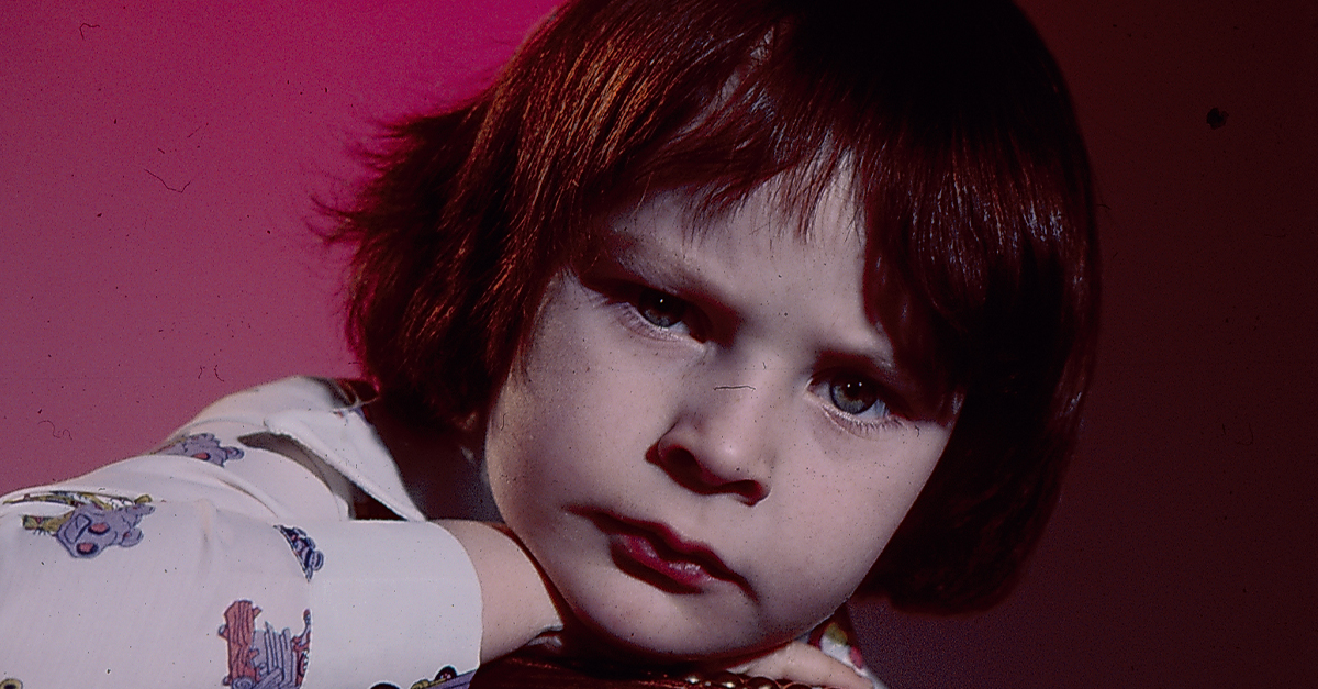 Actor Harvey Stephens in a scene from the movie 'The Omen', 1976.