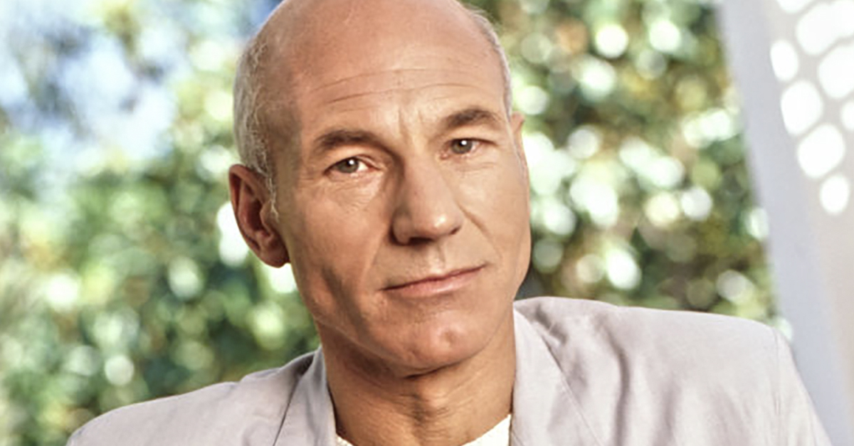 Actor Patrick Stewart poses for a portrait in Los Angeles, California.
