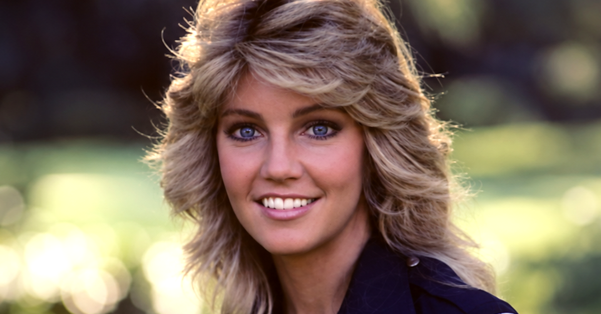 Screenshot of Heather Locklear as Officer Stacy Sheridan on the series T.J. Hooker (1982-1986)