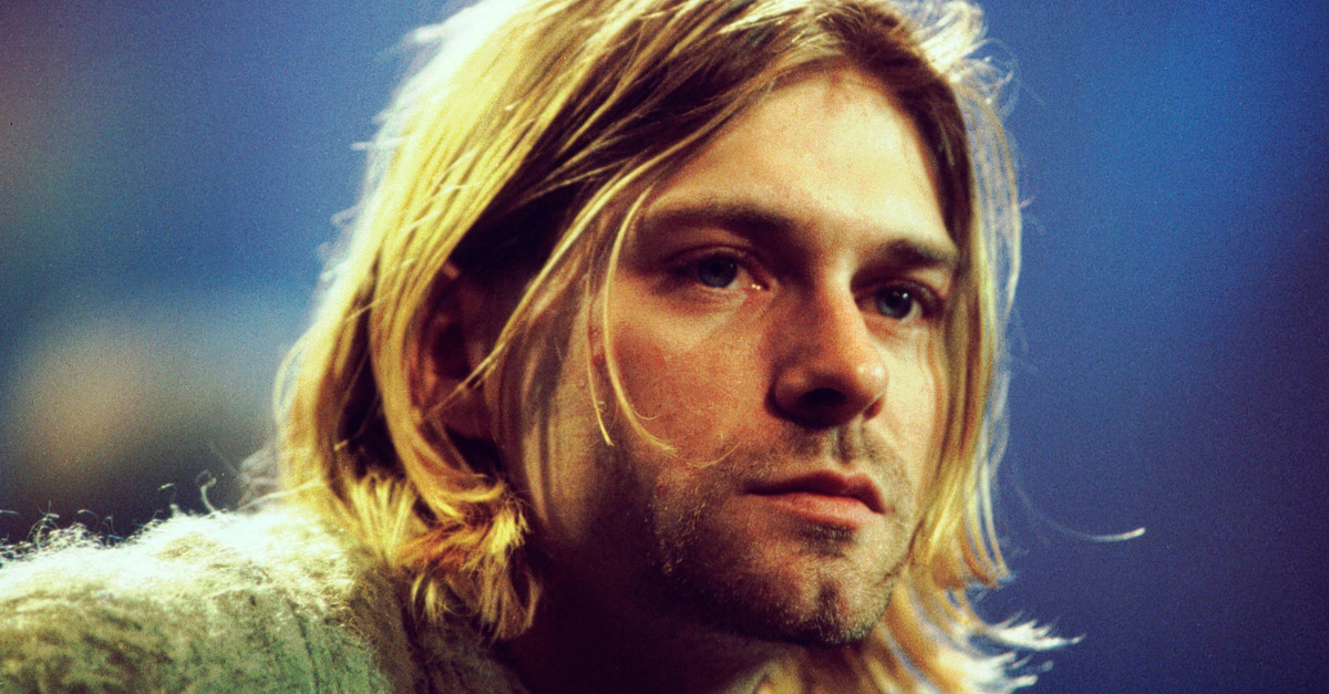 Kurt Cobain of Nirvana during the taping of MTV Unplugged