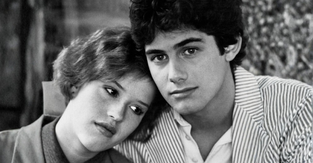 Molly Ringwald and Zach Galligan in a publicity photo for the ABC-TV program Surviving.