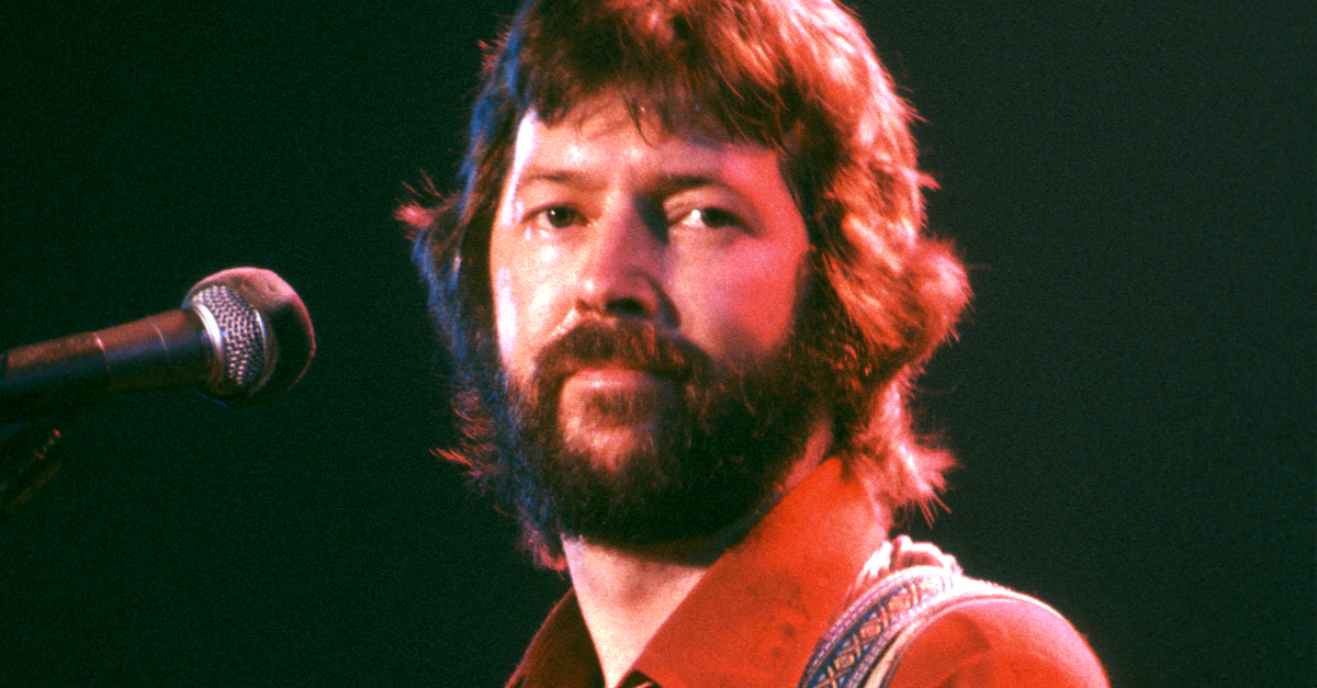 Eric Clapton performs onstage 1975