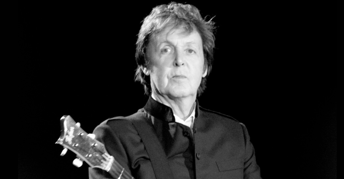 Paul McCartney live in Barton, England on June 13, 2010
