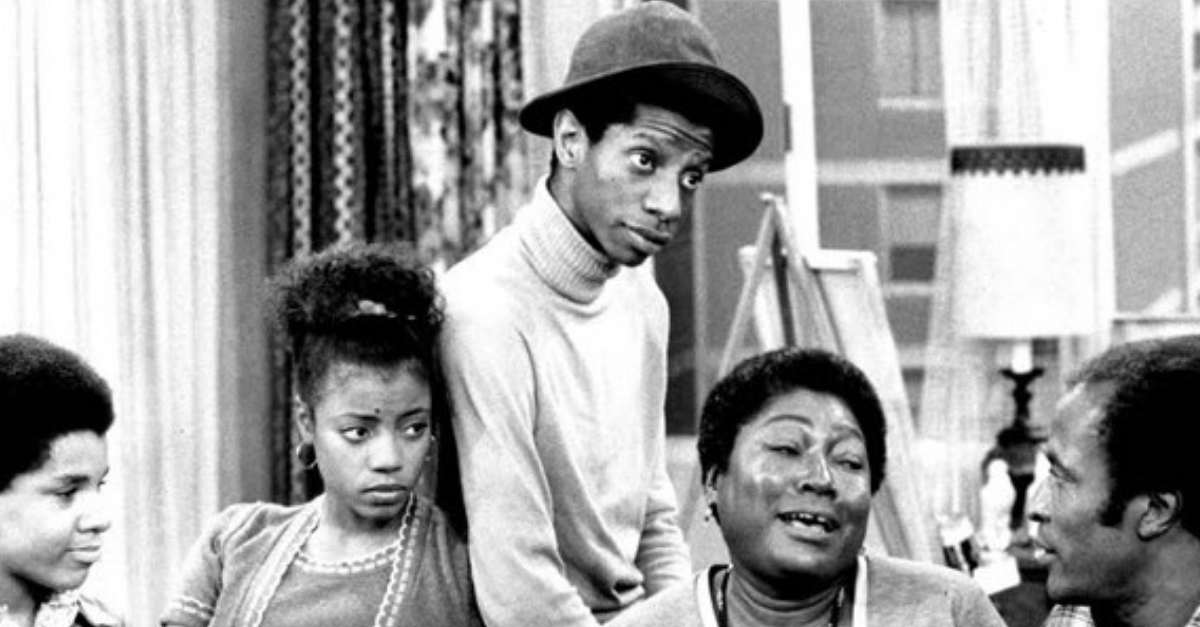 Photo of the Evans family from the television program Good Times.