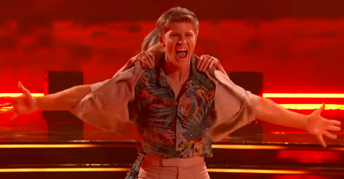 Screenshot from Dancing with the Stars, Disney+