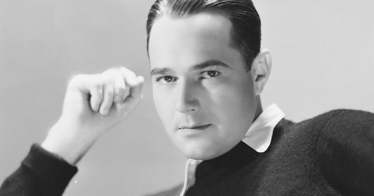 Black and white image of William Haines