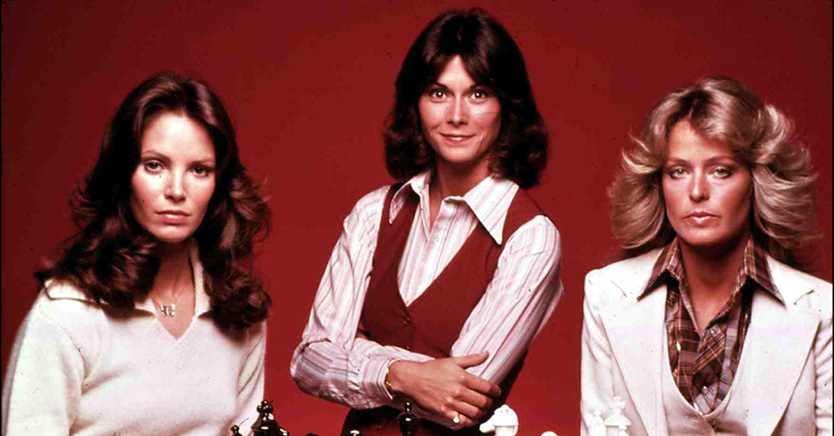 Jaclyn Smith, Kate Jackson, and Farrah Fawcett in Charlie's Angels (1976-1981)