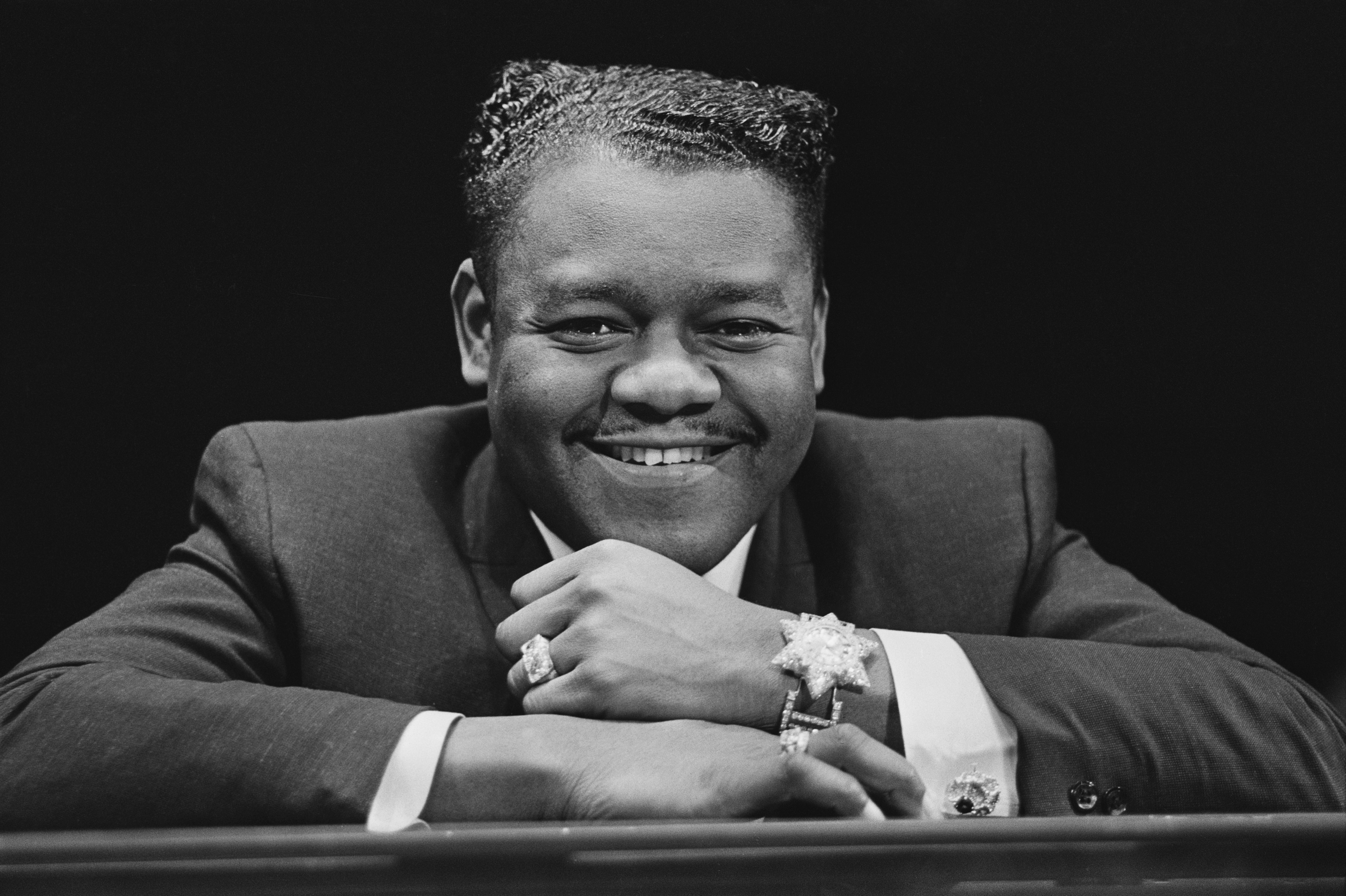 American pianist and singer-songwriter Fats Domino, 27th March 1967.