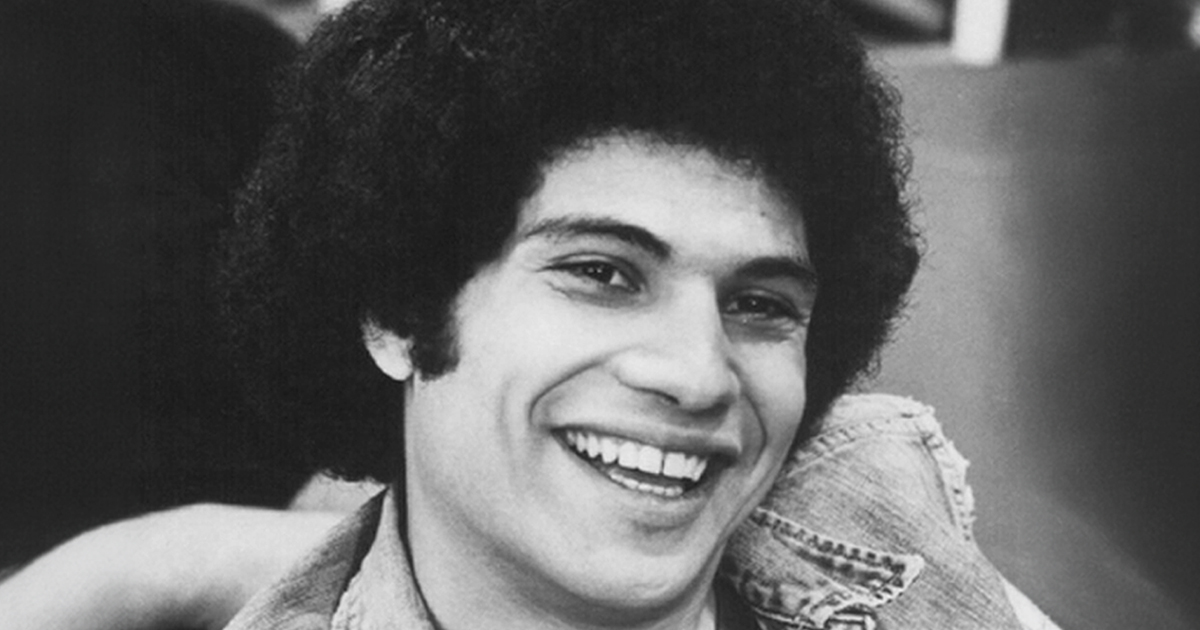 Black and white publicity image of Robert Hegyes