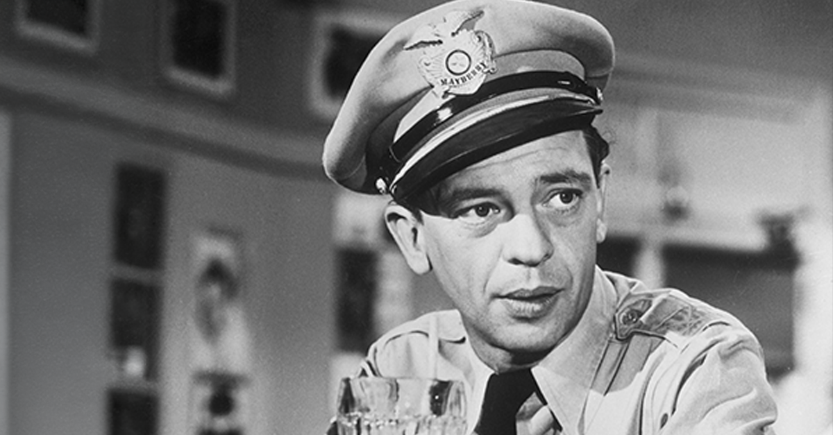 Don Knotts as Barney Fife in The Andy Griffith Show