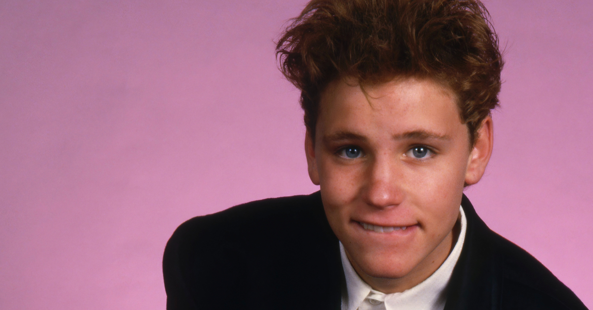 Corey Haim poses for a portrait session in the studio in November 1987