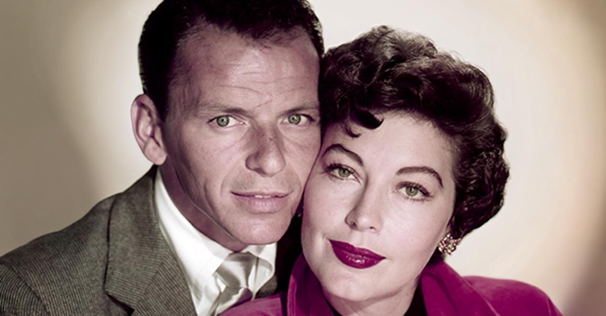 Frank Sinatra and Ava Gardner circa 1953