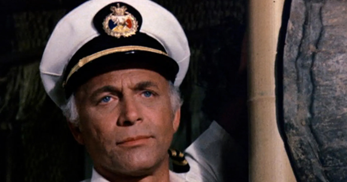 Screenshot of Gavin MacLeod in The Love Boat