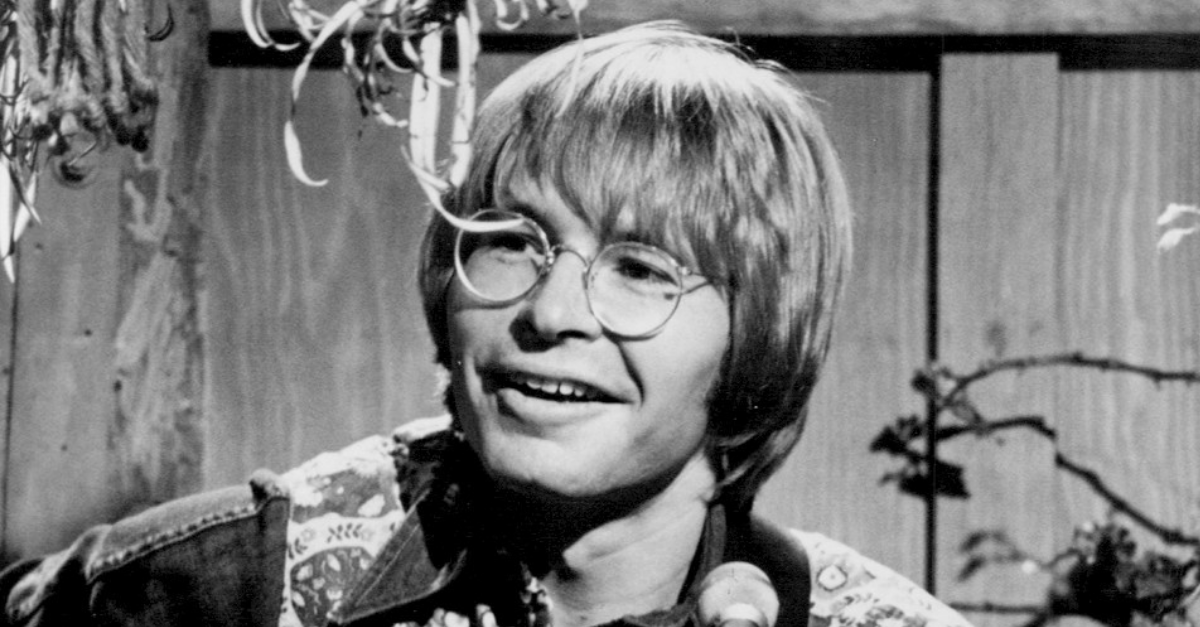 Photo of John Denver from the television special An Evening With John Denver.