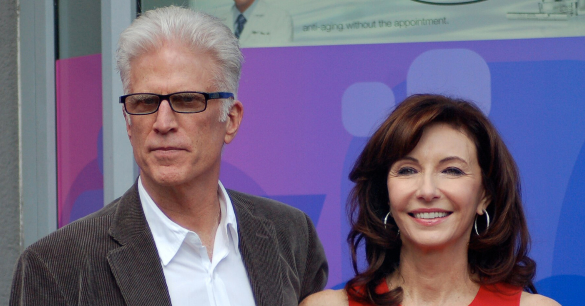 Ted Danson and Mary Steenburgen at a ceremony