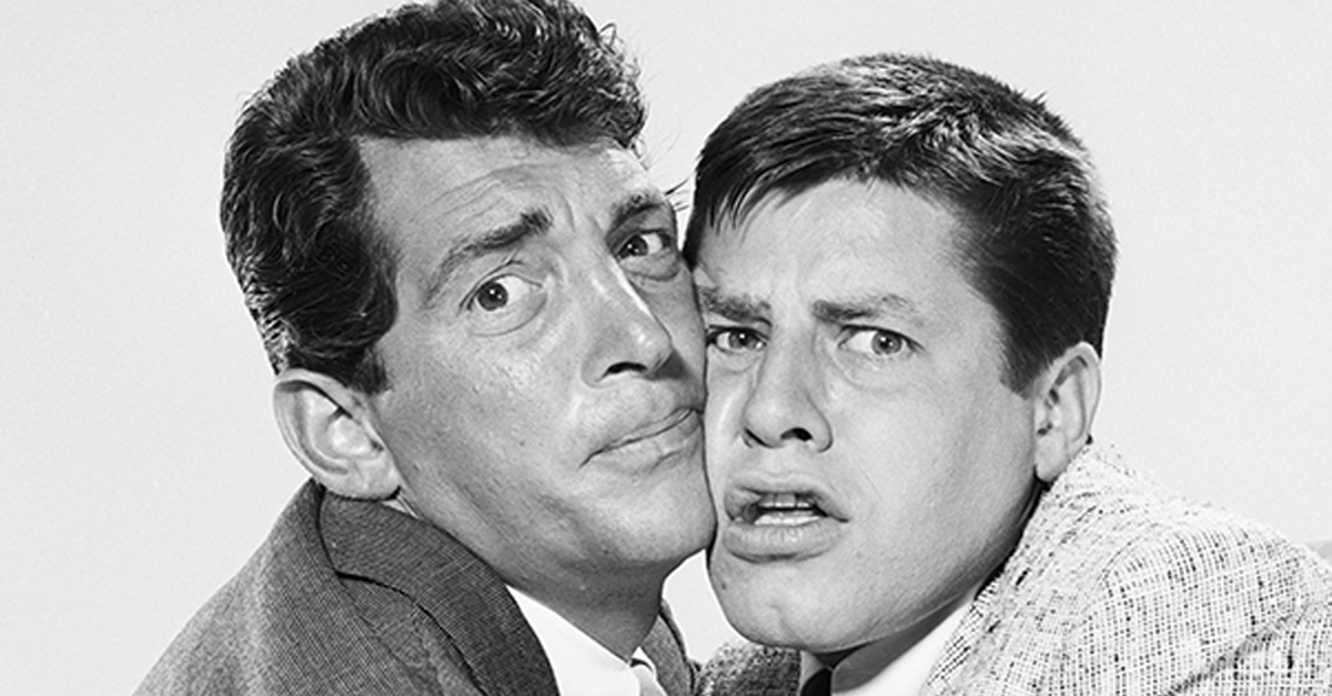 Dean Martin (left) and Jerry Lewis, 1955