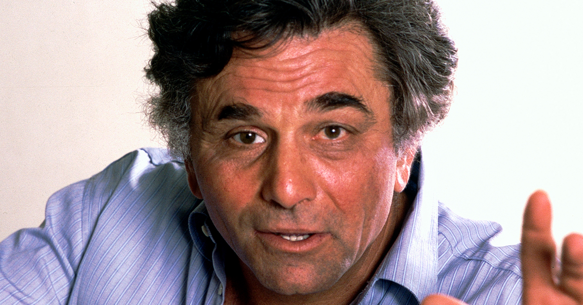 Actor Peter Falk Portrait