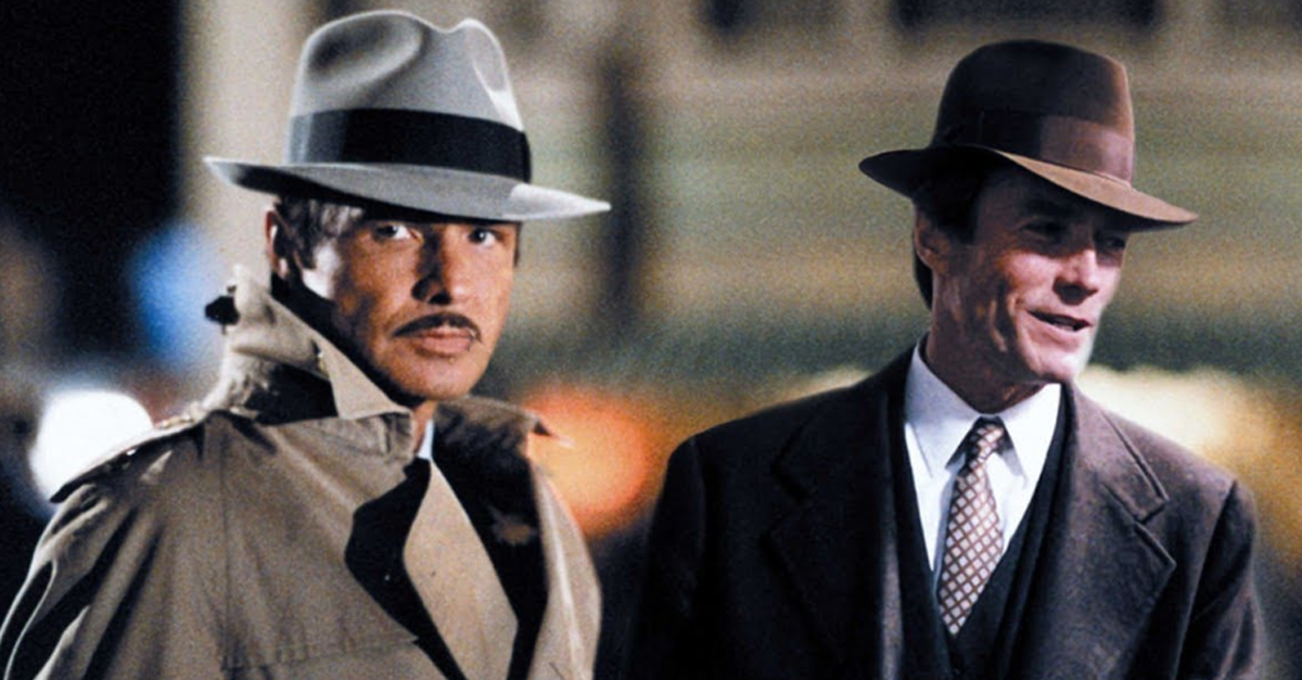 Screenshot of Burt Reynolds (left) and Clint Eastwood in City Heat (1984)