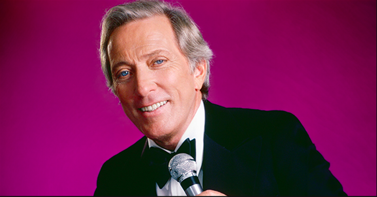 Portrait of singer Andy Williams circa 1990 in Los Angeles, CA