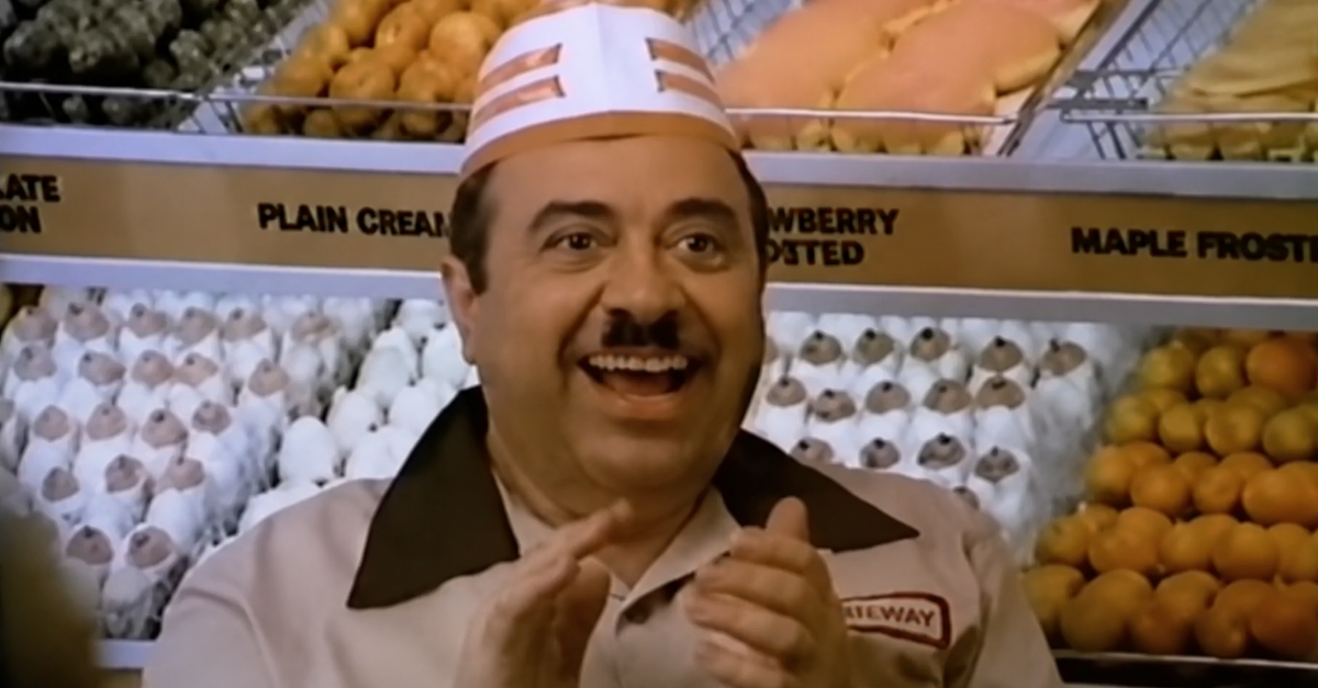 Screenshot from Dunkin Donuts Ad