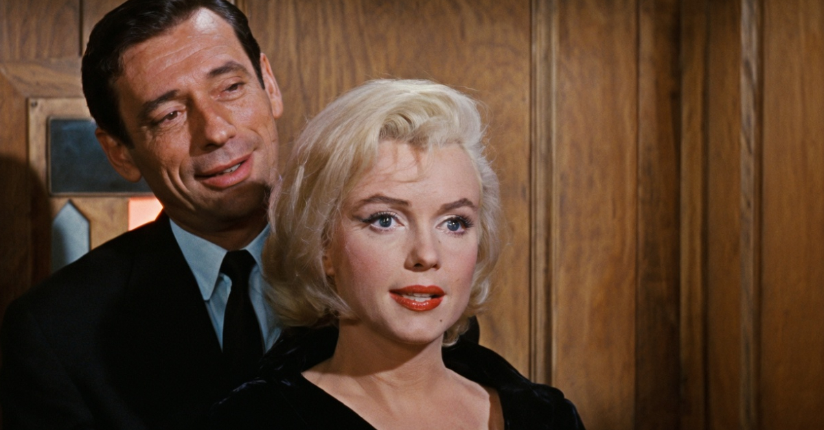 Yves Montand and Marilyn Monroe