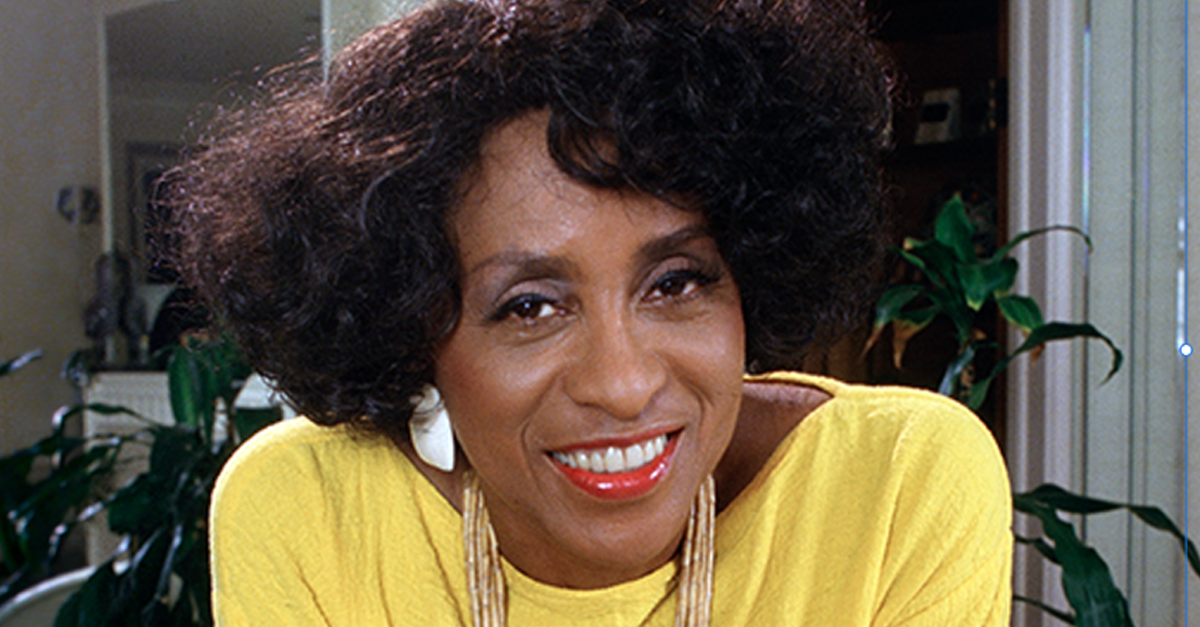 Actress and Comedian Marla Gibbs portrait at home, July 1, 1986 in Los Angeles, California