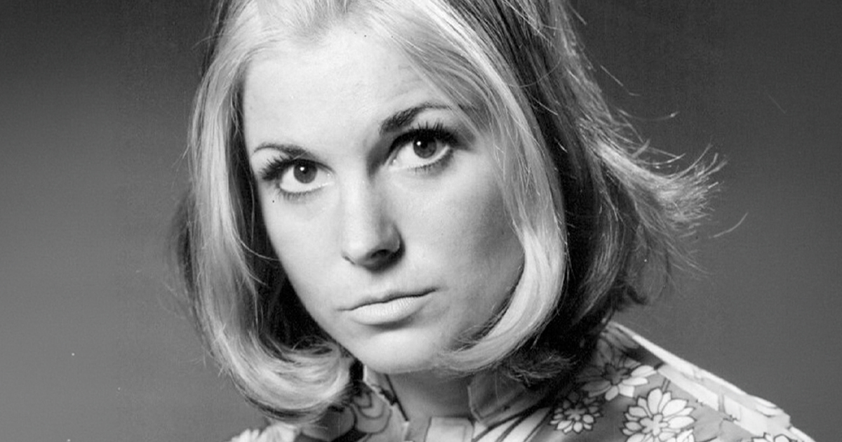 Black and white portrait of Susan Saint James