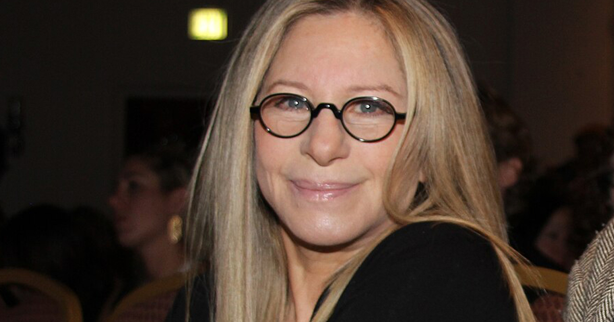 Barbra Streisand with glasses