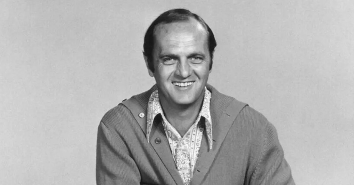 Bob Newhart in a publicity photo for the CBS-TV program The Bob Newhart Show.