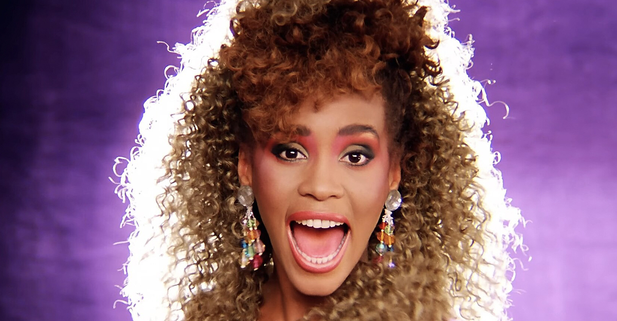 Screenshot from I Wanna Dance with Somebody, Arista Records (1987)