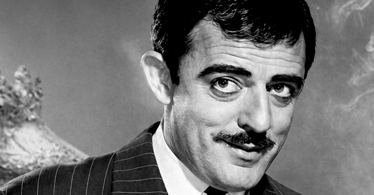 Publicity photo of Jon Astin as Gomez from the television program The Addams Family.