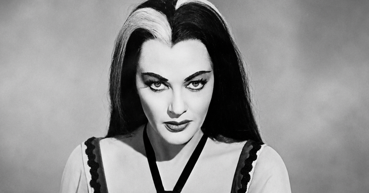 American actress Yvonne de Carlo as Lily Munster in a publicity photograph from 1964.