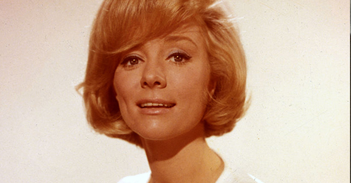 Inger Stevens, studio publicity portrait, circa 1965. (
