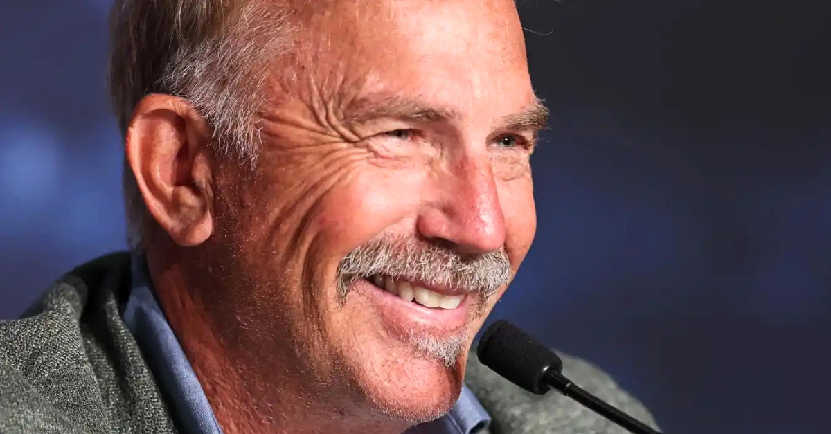 Kevin Costner attends the "Horizon: An American Saga" press conference in Cannes, France.