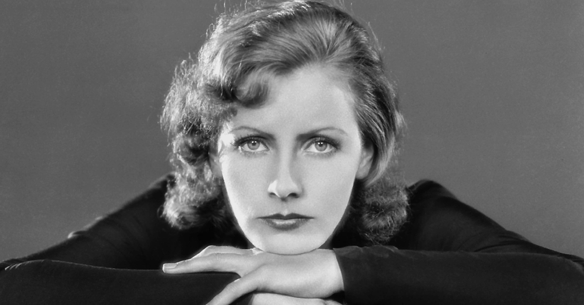 Greta Garbo poses for an MGM publicity still circa 1935