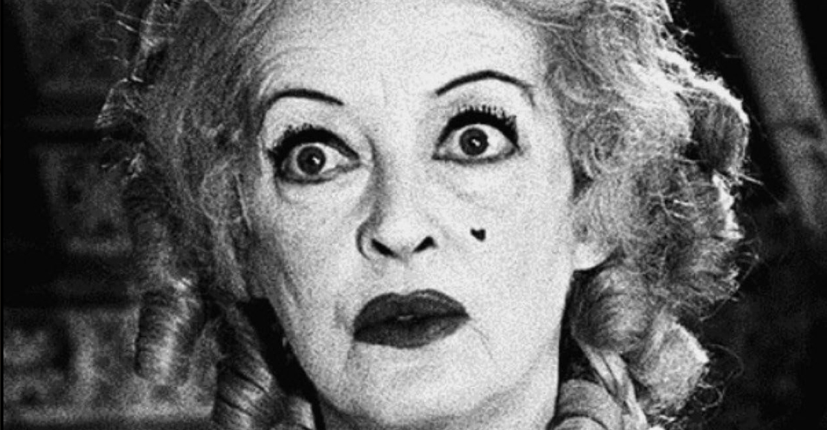 Screenshot of Bette Davis in What Ever Happened to Baby Jane?, Warner Bros Pictures (1962)